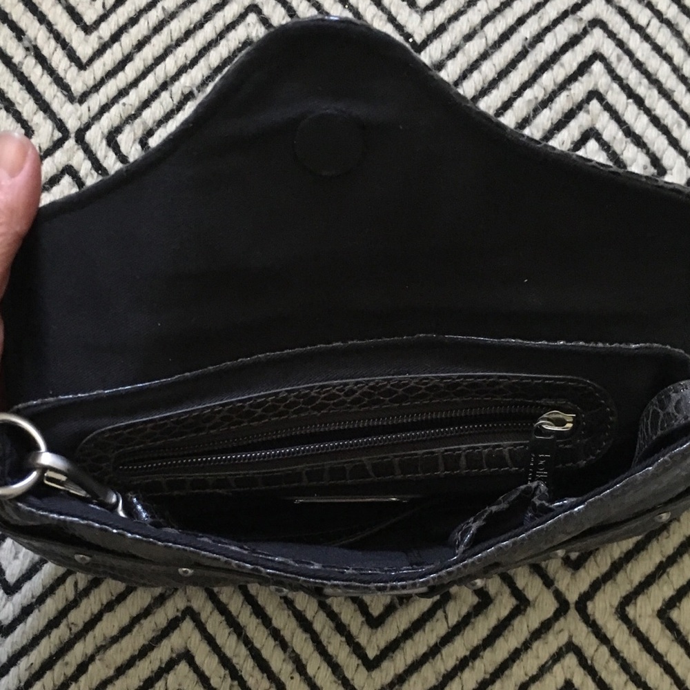 Botkier For Target Faux Gray Python Leather Clutch - image 4